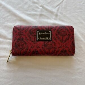 Disney Parks Loungefly Pirates of the Caribbean Redd Zip Around Wallet